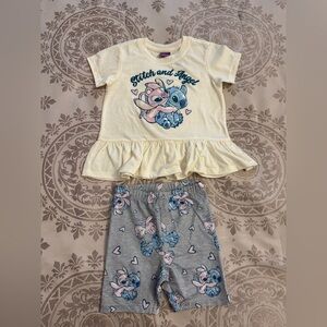 Disney stitch summer set 4t